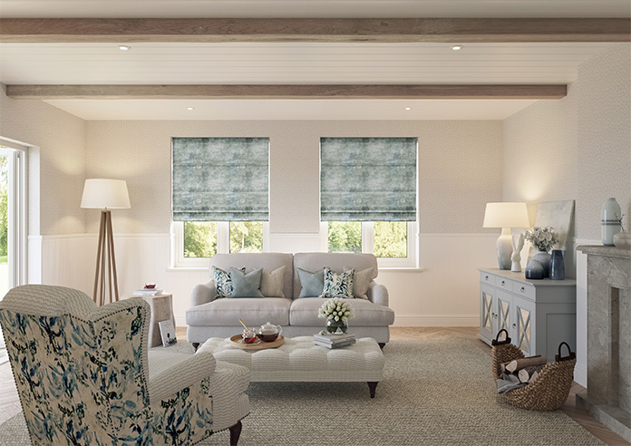 Nebula, Lagoon - Roman Blind - Image 8